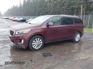 2015 Kia Sedona EX with VIN KNDMC5C17F6025686, listed as a IAAI auction lot 42020341 with 86,267 mi miles. Bid and sale history available at carsss.com. Image 17.