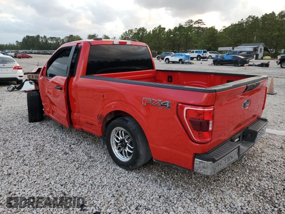 2022 Ford F-150 XL with VIN 1FTMF1E55NKE21802, listed as a Copart auction lot 77880924 with 38,575 mi miles and Salvage Title. Bid and sale history available at DreamBid. Image 2.