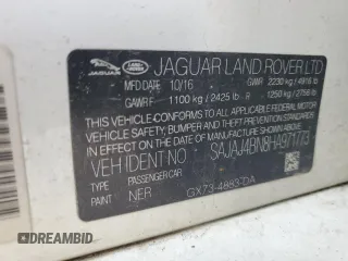 2017 Jaguar XE with VIN SAJAJ4BN8HA971773, listed as a Copart auction lot 49792115 with 169,351 mi miles and Clean Title. Bid and sale history available at DreamBid. Image 12.