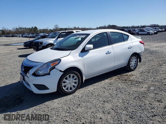 2016 Nissan Versa S Plus with VIN 3N1CN7AP7GL826248, listed as a Copart auction lot 48884715 with 95,156 mi miles and Salvage Title. Bid and sale history available at DreamBid. Image 1.