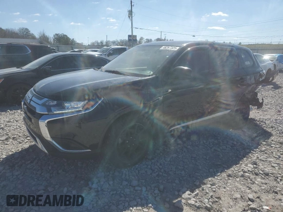 2020 Mitsubishi Outlander ES with VIN JA4AD2A3XLZ016312, listed as a Copart auction lot 46267325 with 94,278 mi miles and Salvage Title. Bid and sale history available at carsss.com. Image 1.