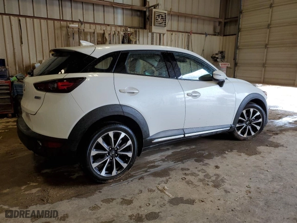 2019 Mazda CX-3 Grand Touring with VIN JM1DKDD73K0424317, listed as a Copart auction lot 55127294 with 66,200 mi miles and Salvage Title. Bid and sale history available at carsss.com. Image 3.