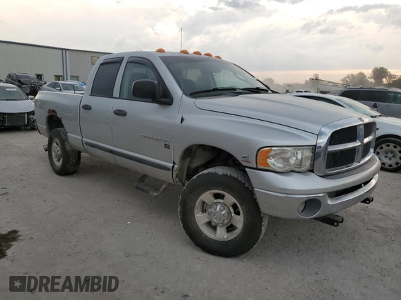 2005 Dodge Ram 3500 SLT with VIN 3D7LS38C65G837416, listed as a Copart auction lot 71166604 with 205,416 mi miles and Salvage Title. Bid and sale history available at carsss.com. Image 4.