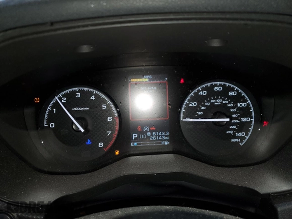 2021 Subaru Forester with VIN JF2SKADC1MH440265, listed as a Copart auction lot 43424955 with 26,143 mi miles and Salvage Title. Bid and sale history available at carsss.com. Image 9.