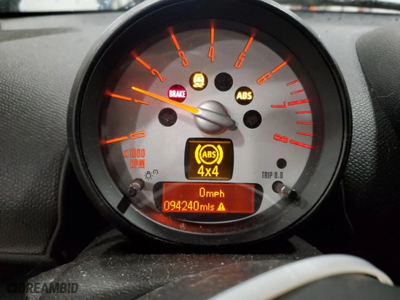 2013 MINI Cooper Countryman S ALL4 with VIN WMWZC5C58DWM16123, listed as a Copart auction lot 51437725 with 94,240 mi miles and Non Repairable. Bid and sale history available at carsss.com. Image 9.