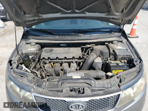 2010 Kia Forte EX with VIN KNAFU4A2XA5055286, listed as a Copart auction lot 75952004 with Not Provided miles and Salvage Title. Bid and sale history available at carsss.com. Image 11.