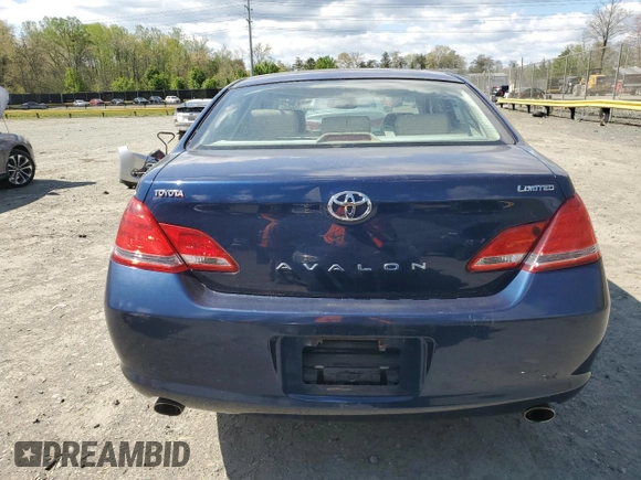 2007 Toyota Avalon XL with VIN 4T1BK36B87U212057, listed as a Copart auction lot 53195565 with 250,635 mi miles and Clean Title. Bid and sale history available at DreamBid. Image 6.