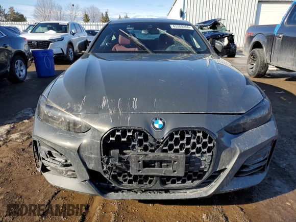 2023 BMW 4 Series 430i xDrive with VIN WBA73AP08PCL34512, listed as a Copart auction lot 43389455 with Not provided miles and Clean title. Bid and sale history available at DreamBid. Image 5.