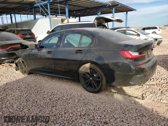 2021 BMW 3 Series M340i with VIN 3MW5U7J09M8B69234, listed as a Copart auction lot 44027005 with 29,715 mi miles and Salvage Title. Bid and sale history available at carsss.com. Image 2.