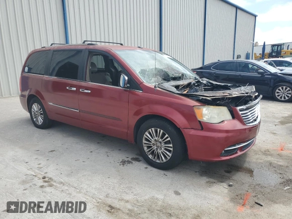 2011 Chrysler Town & Country Limited with VIN 2A4RR6DG6BR656150, listed as a Copart auction lot 51119625 with 0 mi miles and Salvage Title. Bid and sale history available at carsss.com. Image 4.