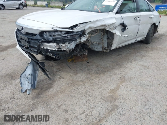 2019 Honda Accord EX-L with VIN 1HGCV2F58KA027457, listed as a IAAI auction lot 39485185 with 47,605 mi miles and . Bid and sale history available at DreamBid. Image 6.