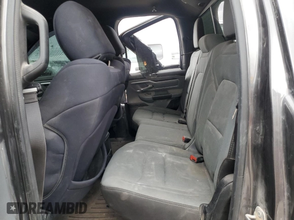 2023 Ram 1500 Big Horn with VIN 1C6RRFBG9PN558279, listed as a Copart auction lot 46972745 with 95,001 mi miles and Salvage Title. Bid and sale history available at carsss.com. Image 10.