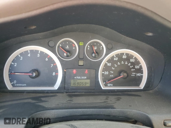 2006 Hyundai Santa Fe GLS with VIN KM8SC13E46U108051, listed as a Copart auction lot 77257554 with 169,059 mi miles and Clean Title. Bid and sale history available at carsss.com. Image 9.