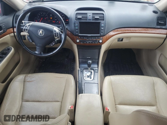 2007 Acura TSX Navi with VIN JH4CL96917C015984, listed as a Copart auction lot 77251314 with 265,334 mi miles and Non Repairable. Bid and sale history available at carsss.com. Image 8.
