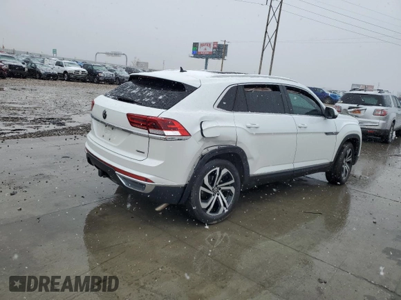 2023 Volkswagen Atlas SEL with VIN 1V2BE2CA3PC218970, listed as a Copart auction lot 41621275 with Not provided miles and Salvage title. Bid and sale history available at DreamBid. Image 3.