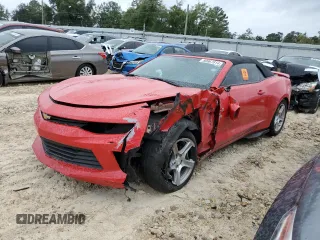 2018 Chevrolet Camaro 1LT with VIN 1G1FB3DX0J0135003, listed as a Copart auction lot 80967814 with 0 mi miles and Salvage Title. Bid and sale history available at carsss.com. Image 1.
