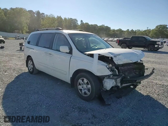 2009 Kia Sedona LX with VIN KNDMB233X96275253, listed as a Copart auction lot 75647264 with 202,841 mi miles and Salvage Title. Bid and sale history available at carsss.com. Image 12.
