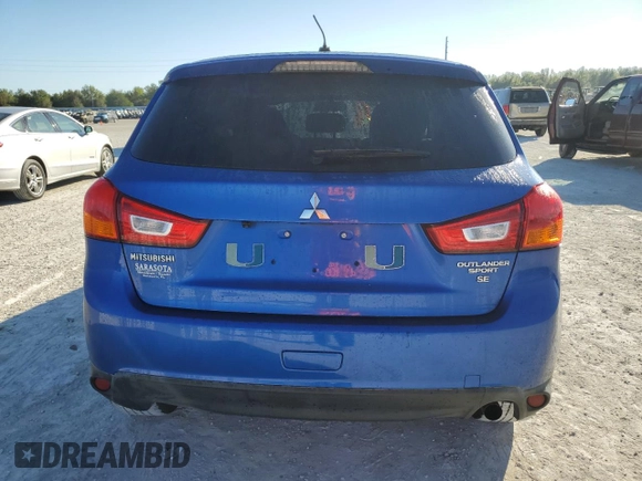 2016 Mitsubishi Outlander Sport 2.4 SE with VIN JA4AP3AW7GZ047546, listed as a Copart auction lot 82286504 with 174,588 mi miles and Salvage Title. Bid and sale history available at carsss.com. Image 6.