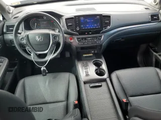 2023 Honda Ridgeline RTL-E with VIN 5FPYK3F70PB018858, listed as a Copart auction lot 64210205 with 16,562 mi miles and Salvage title. Bid and sale history available at DreamBid. Image 8.