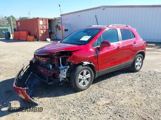 2019 Chevrolet Trax LT with VIN 3GNCJLSB2KL221428, listed as a IAAI auction lot 41805694 with 64,140 mi miles and . Bid and sale history available at carsss.com. Image 18.