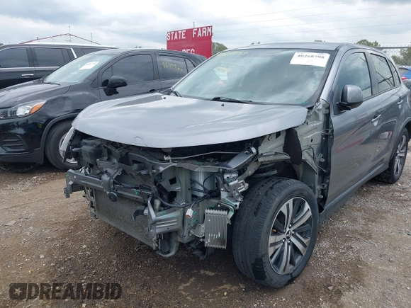 2020 Mitsubishi Outlander Sport ES 2.0 with VIN JA4AR3AU0LU007955, listed as a IAAI auction lot 40268798 with 48,488 mi miles. Bid and sale history available at carsss.com. Image 6.