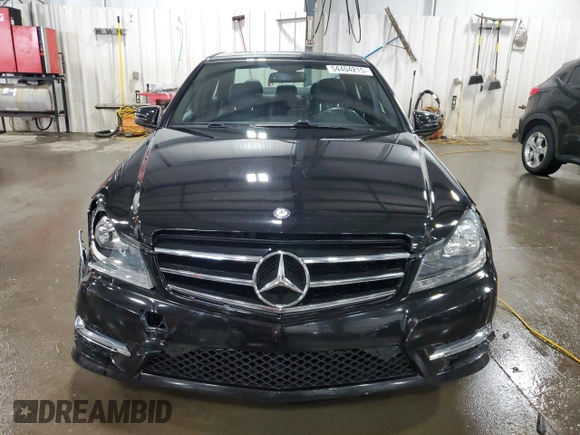 2014 Mercedes-Benz C 300 Sport with VIN WDDGF8AB7ER321568, listed as a Copart auction lot 54404215 with 88,313 mi miles and Salvage Title. Bid and sale history available at DreamBid. Image 5.