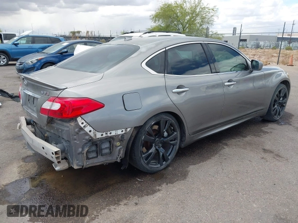 2012 Infiniti M with VIN JN1BY1AP3CM332453, listed as a IAAI auction lot 41944895 with 176,989 mi miles and . Bid and sale history available at DreamBid. Image 4.