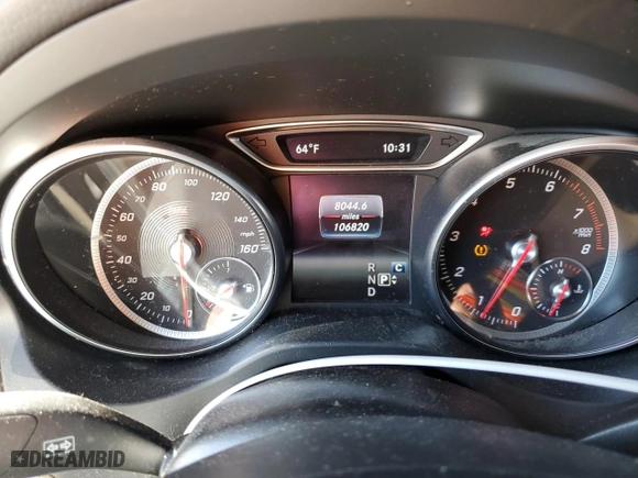 2018 Mercedes-Benz CLA with VIN WDDSJ4EB5JN641310, listed as a Copart auction lot 47055805 with 106,820 mi miles and Salvage Title. Bid and sale history available at carsss.com. Image 9.