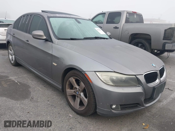 2011 BMW 3 Series 328i with VIN WBAPH5G5XBNM76717, listed as a IAAI auction lot 41796390 with 166,202 mi miles and . Bid and sale history available at carsss.com. Image 1.