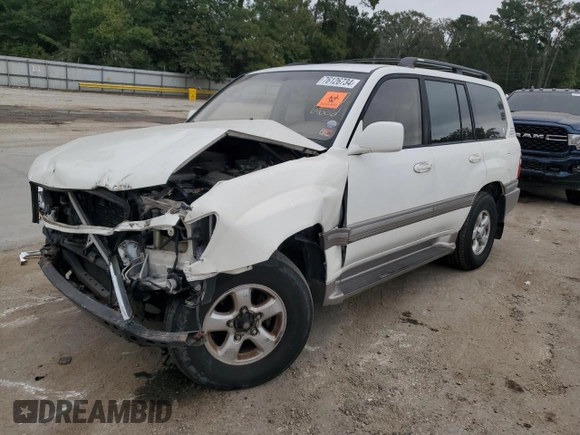 2000 Toyota Land Cruiser with VIN JT3HT05J9Y0101498, listed as a Copart auction lot 76126734 with 173,138 mi miles and Salvage Title. Bid and sale history available at carsss.com. Image 1.