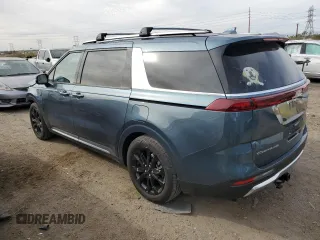 2022 Kia Carnival SX with VIN KNDNE5H33N6176726, listed as a Copart auction lot 80013124 with 14,936 mi miles and Salvage Title. Bid and sale history available at carsss.com. Image 2.