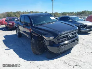 2024 Toyota Tacoma 2WD SR5 with VIN 3TMKB5FN4RM000273, listed as a IAAI auction lot 41743593 with 33,048 mi miles. Bid and sale history available at carsss.com. Image 1.