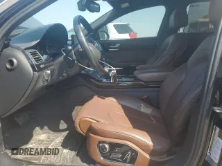 2017 Audi A8 with VIN WAU44AFD3HN015464, listed as a Copart auction lot 60557455 with 125,067 mi miles and Clean title. Bid and sale history available at DreamBid. Image 7.