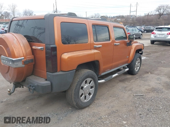 2007 Hummer H3 SUV with VIN 5GTDN13E878168876, listed as a IAAI auction lot 41496535 with 215,437 mi miles and . Bid and sale history available at DreamBid. Image 4.