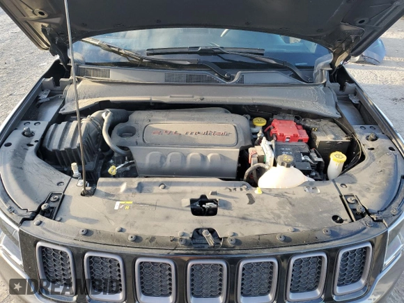 2021 Jeep Compass 80th Anniversary with VIN 3C4NJCEB0MT549124, listed as a Copart auction lot 48938635 with 28,973 mi miles and Salvage Title. Bid and sale history available at carsss.com. Image 12.