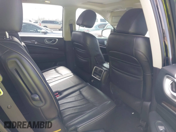 2015 Infiniti QX60 with VIN 5N1AL0MN6FC522202, listed as a IAAI auction lot 41713786 with 206,448 mi miles and . Bid and sale history available at DreamBid. Image 8.