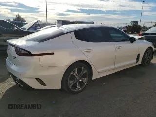 2021 Kia Stinger GT-Line with VIN KNAE15LA3M6098185, listed as a Copart auction lot 77583563 with 70,852 mi miles and Salvage Title. Bid and sale history available at carsss.com. Image 3.