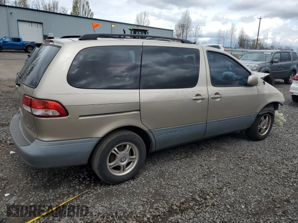 2002 Toyota Sienna LE with VIN 4T3ZF13C32U461354, listed as a Copart auction lot 51714785 with 342,576 mi miles and Salvage Title. Bid and sale history available at carsss.com. Image 3.