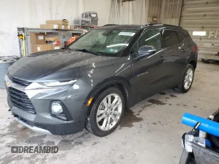 2019 Chevrolet Blazer with VIN 3GNKBHRS6KS652985, listed as a Copart auction lot 57332285 with 56,709 mi miles and Salvage title. Bid and sale history available at DreamBid. Image 1.