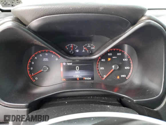 2015 GMC Canyon 4WD SLE with VIN 1GTG6BE37F1187705, listed as a Copart auction lot 87923705 with 111,254 mi miles and Salvage Title. Bid and sale history available at carsss.com. Image 9.