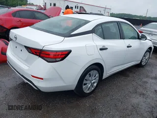 2024 Nissan Sentra S with VIN 3N1AB8BV0RY309026, listed as a IAAI auction lot 42232473 with 7,477 mi miles and . Bid and sale history available at DreamBid. Image 4.