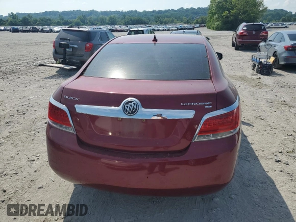 2010 Buick LaCrosse CXL with VIN 1G4GC5EG3AF157993, listed as a Copart auction lot 62546765 with 163,961 mi miles and Clean title. Bid and sale history available at DreamBid. Image 6.