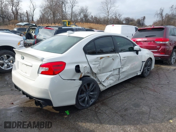 2016 Subaru WRX Premium with VIN JF1VA1E68G9802605, listed as a IAAI auction lot 41114464 with 158,161 mi miles. Bid and sale history available at carsss.com. Image 4.