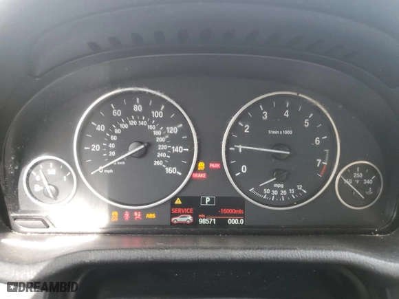 2013 BMW X3 xDrive28i with VIN 5UXWX9C51D0A29001, listed as a Copart auction lot 77853054 with 98,571 mi miles and Salvage Title. Bid and sale history available at carsss.com. Image 9.
