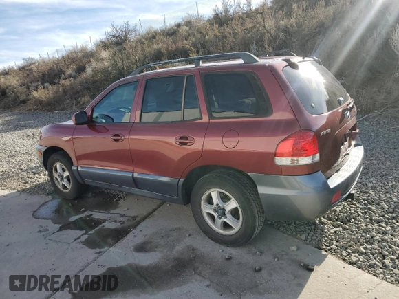 2005 Hyundai Santa Fe GLS with VIN KM8SC73DX5U940101, listed as a Copart auction lot 46112455 with 157,812 mi miles and Salvage Title. Bid and sale history available at carsss.com. Image 2.
