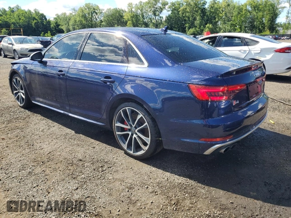 2018 Audi S4 Premium Plus with VIN WAUB4AF48JA001810, listed as a Copart auction lot 60475564 with 100,498 mi miles and Salvage Title. Bid and sale history available at carsss.com. Image 2.