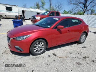 2016 Mazda 3 i Sport with VIN 3MZBM1K76GM267614, listed as a Copart auction lot 52087945 with 172,683 mi miles and Salvage Title. Bid and sale history available at DreamBid. Image 1.