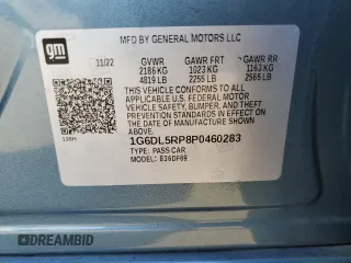 2023 Cadillac CT4-V Blackwing z VIN 1G6DL5RP8P0460283, wystawiony jako Copart lot #69396234 z przebiegiem 15 698 mil mil oraz Szkody całkowita. Historia ofert i sprzedaży dostępna na DreamBid. Obrazek 12.