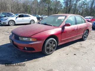 2002 Mitsubishi Galant ES with VIN 4A3AA46G52E117959, listed as a IAAI auction lot 41590791 with 135,310 mi miles. Bid and sale history available at carsss.com. Image 2.