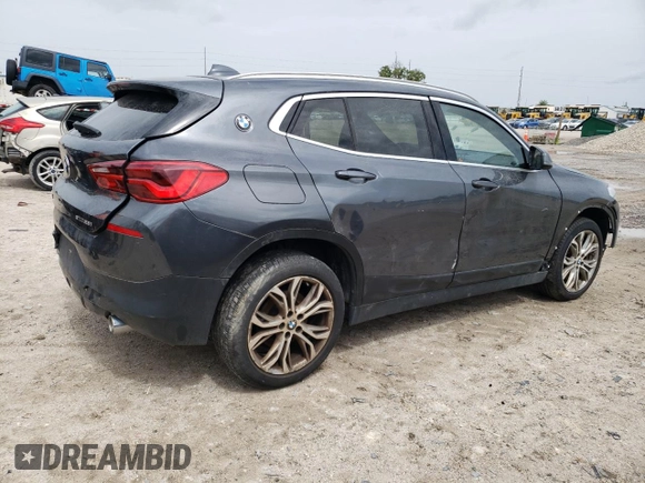 2020 BMW X2 sDrive28i with VIN WBXYH9C07L5P99569, listed as a Copart auction lot 62471604 with Not provided miles and Clean title. Bid and sale history available at DreamBid. Image 3.